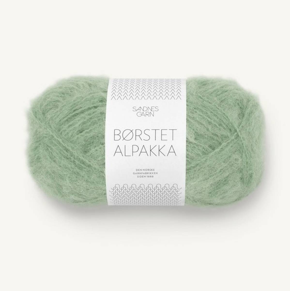 Børstet Alpakka - 8532 Grønn