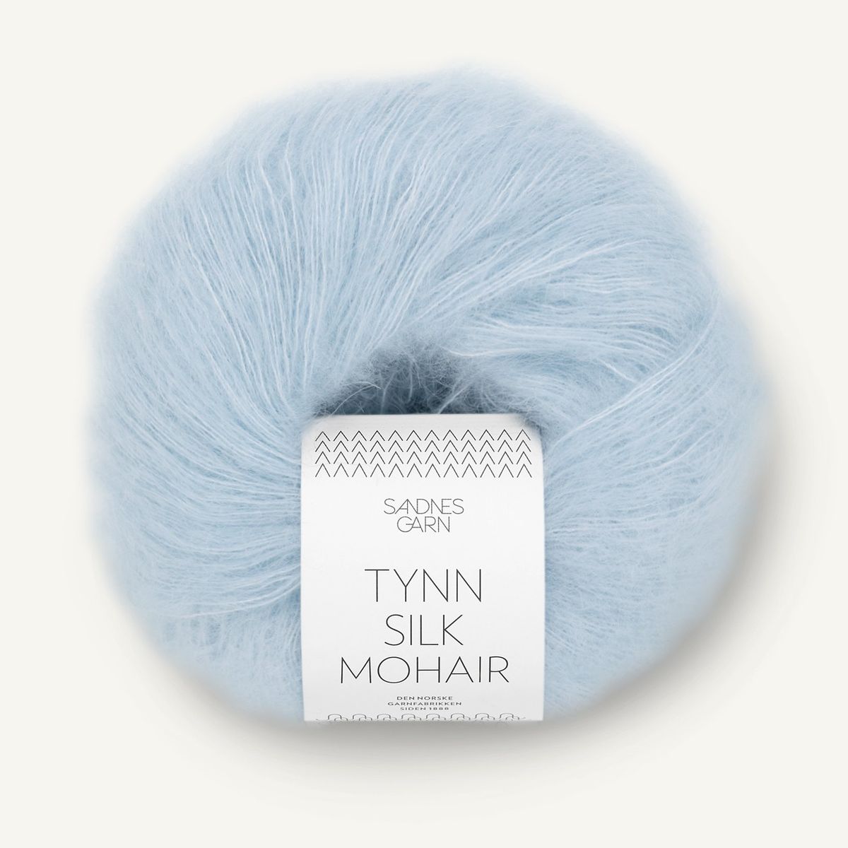 Tynn Silk Mohair - 6012 Lys Blå
